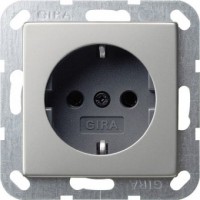 Gniazdo Schuko Stal szlachetna Gira 0188600