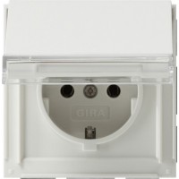 Gniazdo Schuko z klapką TX_44 Gira 041066
