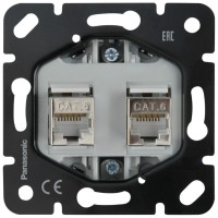 Mechanizm gniazda komputerowego podwójnego Thea blu Viko by Panasonic