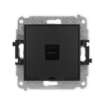 Mechanizm gniazda pojedynczego 1xUSB C-C, bez pola opisowego