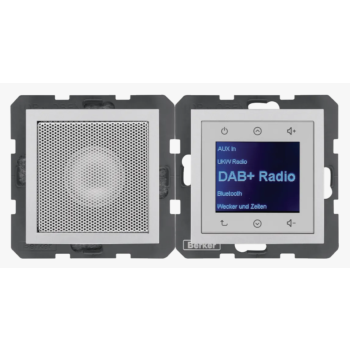 Radio Touch DAB+ z głośnikiem alu mat Berker