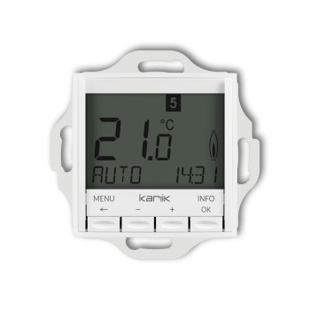 Regulator temperatury tygodniowy elektroniczny biały Karlik MINI