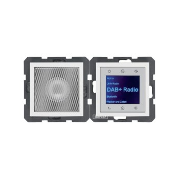 Radio Touch DAB+ z głośnikiem i Bluetooth B.Kwadrat Berker
