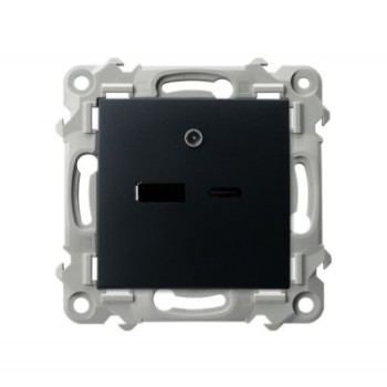 Ładowarka USB A+C Ospel Szafir