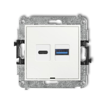 Mechanizm ładowarki USB podwójnej USB C + USB A Mini Karlik