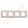 <span><b>Rodzaj ramki</b>: <b>Czterokrotna</b></span>, <span><b>Kolor</b>: <b>Beżowy</b></span>