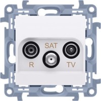 Gniazdo antenowe R-TV-SAT końcowe Simon 10 CASK.01/11