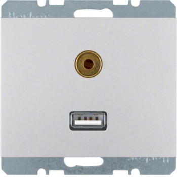 Gniazdo USB/3.5 mm audio K.1/K.5 Berker 3315397009