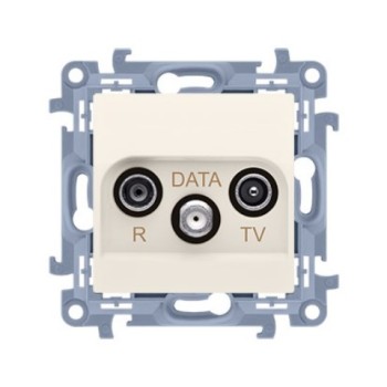 Gniazdo antenowe R-TV-DATA Simon 10 CAD.01/41
