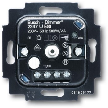 Ściemniacz Busch-Dimmer 20-500W ABB 2247 U